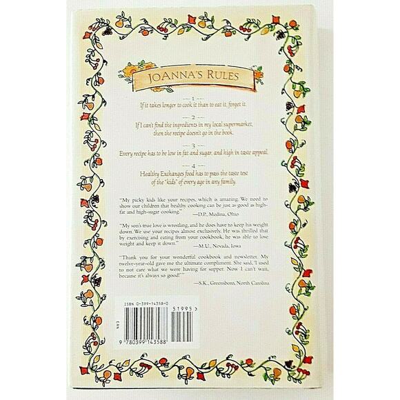 Cooking Healthy with the Kids in Mind Cookbook JoAnna Lund Alpert 1998 HC Signed - Picture 6 of 8